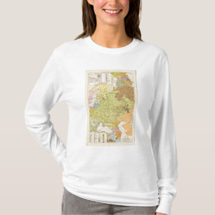 Camiseta Volkerkarte von Russland - mapa de Rússia