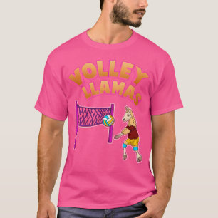 Camiseta Volley Llama Equipe Esportiva de Voleibol Mulheres