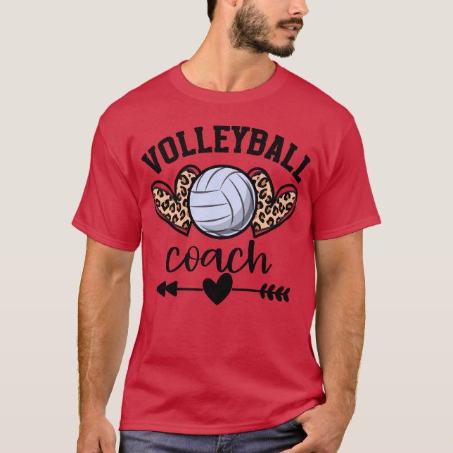 Camiseta Volleyball Coach Womens Volleyball Coach Game frie (Frente)