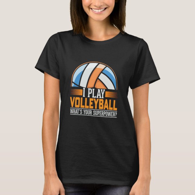 Camiseta Volleyball for Men & Women or Coaches  6 (Frente)