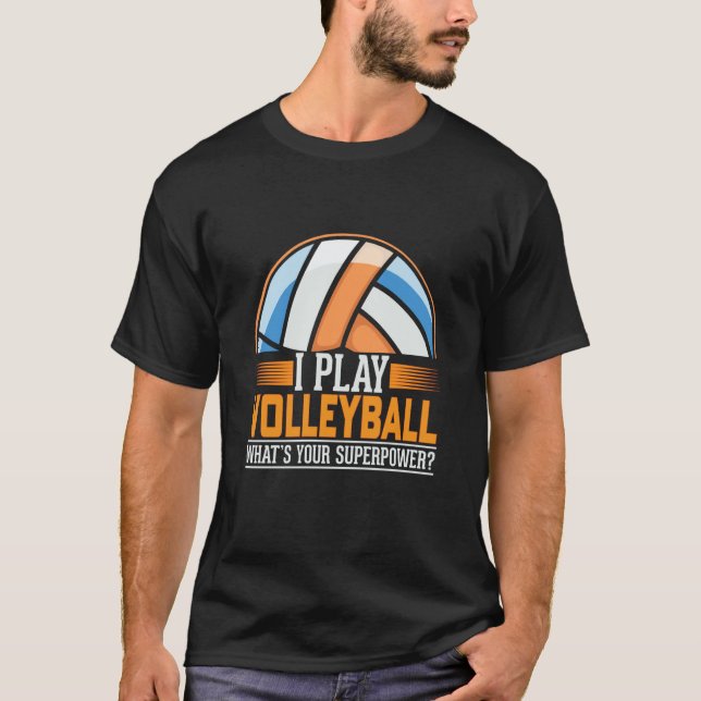 Camiseta Volleyball for Men & Women or Coaches  6 (Frente)