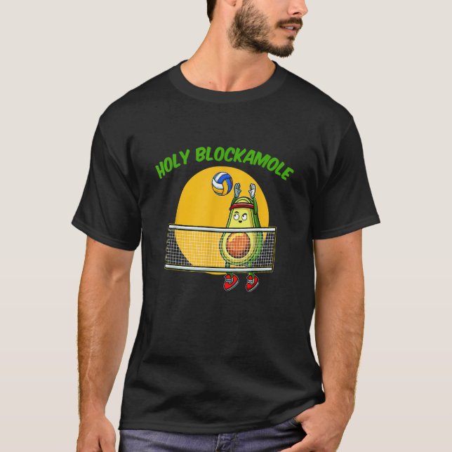 Camiseta Volleyball Holy Guacamole Player Blocker Avocado F (Frente)