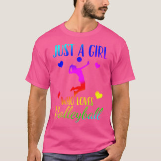 Camiseta Volleyball Just A Girl Who Loves Volleyball