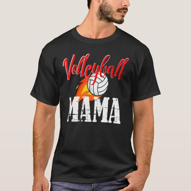 Camiseta Volleyball Mama Volleyball   (Frente)