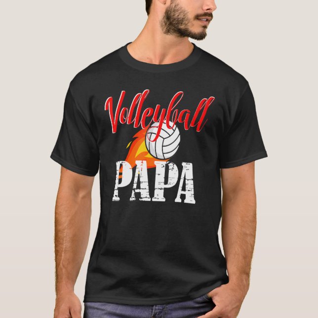 Camiseta Volleyball Papa Volleyball (Frente)