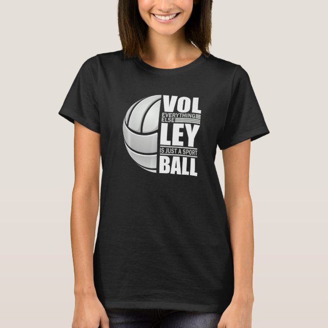 Camiseta Volleyball Players Volleyball Team Graphic Sports  (Frente)