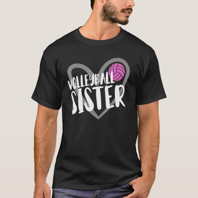 Camiseta Volleyball Sister Heart (Frente)