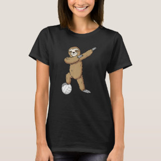 Camiseta Volleyball Sloth Dabbing Kids Boys Girls Youth