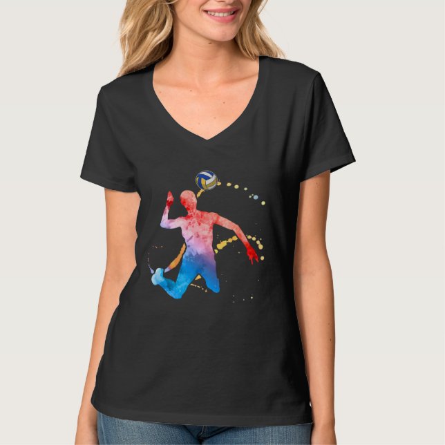 Camiseta Volleyballer Graphic Beach Volleyball (Frente)