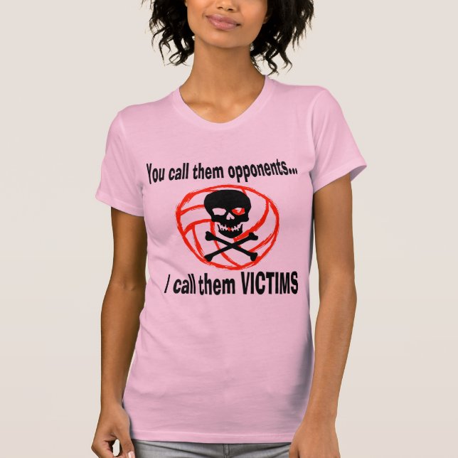 Camiseta VolleyChick VolleyVictim (Frente)