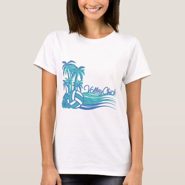 Camiseta VolleyChickWaver (Frente)