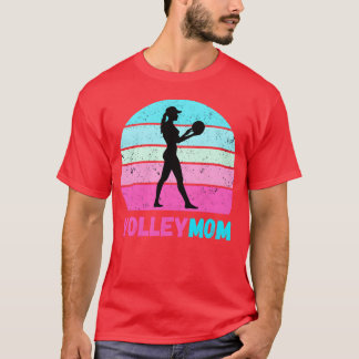 Camiseta VolleyMãe Vintage Mãe de Voleibol
