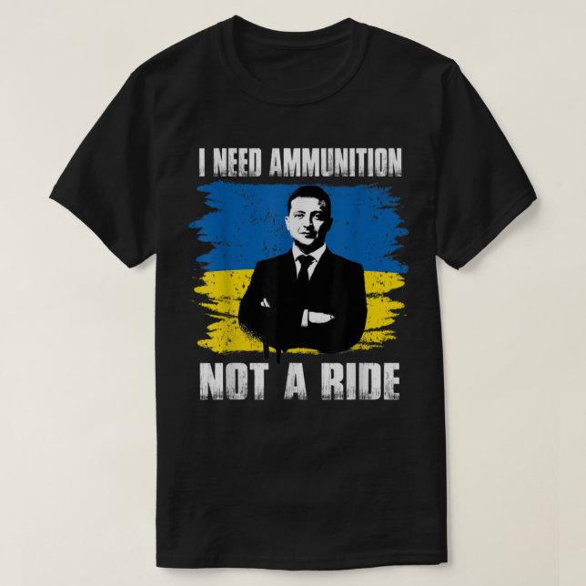 Camiseta volodymyr zelensky (Frente do Design)