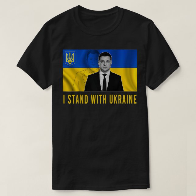 Camiseta Volodymyr Zelensky Nem Todos Heróis Vestem Capas S (Frente do Design)