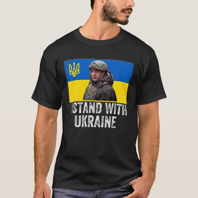 Camiseta Volodymyr Zelensky Nem Todos Heróis Vestem Capas S (Frente)