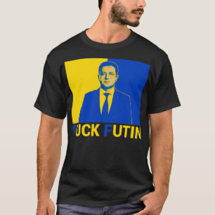 Camiseta Volodymyr Zelensky Puck Futin Suporte à Ucrânia Uk
