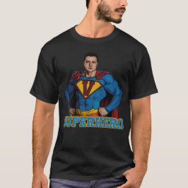 Camiseta Volodymyr Zelenskyy Super-herói na fantasia de sup