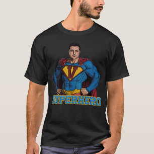 Camiseta Volodymyr Zelenskyy Super-herói na fantasia de sup
