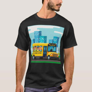 Camiseta Volta à escola em pixels 1
