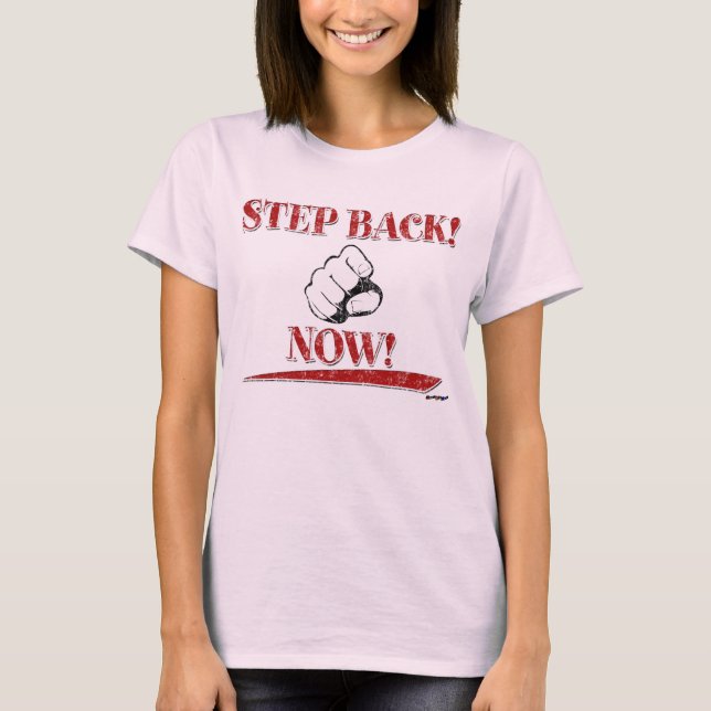 Camiseta VOLTA! Agora, vermelho! (Frente)