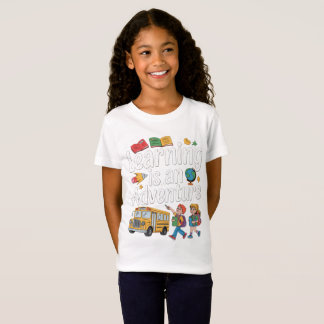 Camiseta VOLTA ÀS AULAS, Aprender é uma Aventura