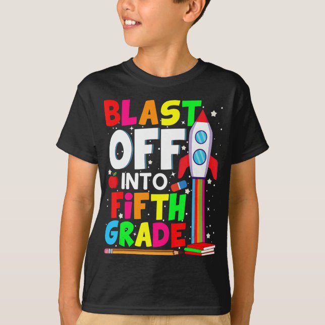 Camiseta Volta Para A 5 Da Escola No Quinto Ano (Frente)