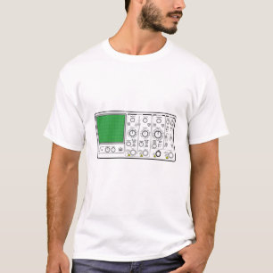 Camiseta Voltagem do diagrama de oscópio genérico do painel
