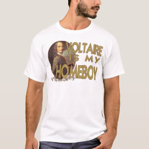 Camiseta Voltaire é meu ficar em casa