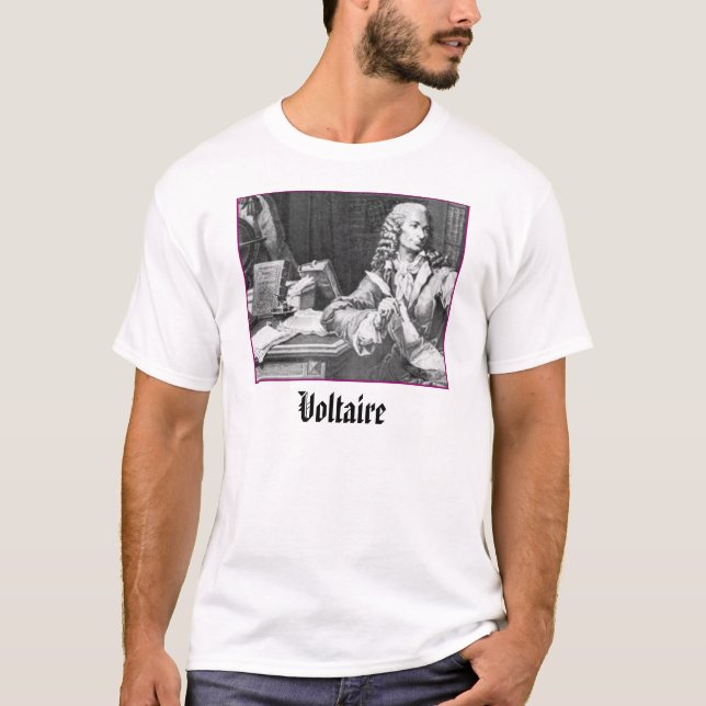 Camiseta Voltaire, Voltaire (Frente)