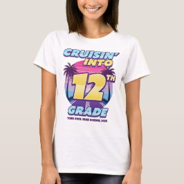 Camiseta Voltando à Escola - Garota do 12º Ano