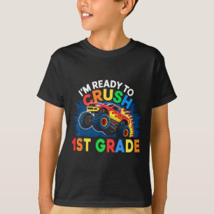 Camiseta Voltando à Escola Meninos Primeiro Dia Da 1ª Série