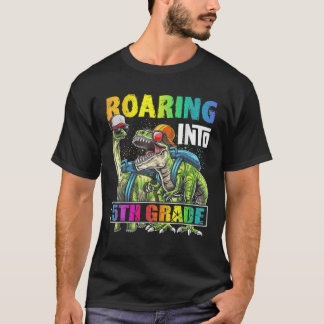 Camiseta Voltando Ao Dinossauro Escolar No 5