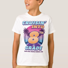 Camiseta Voltando para a Escola na 8ª Série