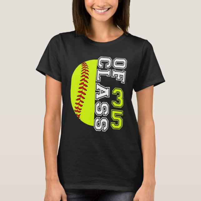 Camiseta Voltar à classe escolar de 2035, infantário de imp (Frente)