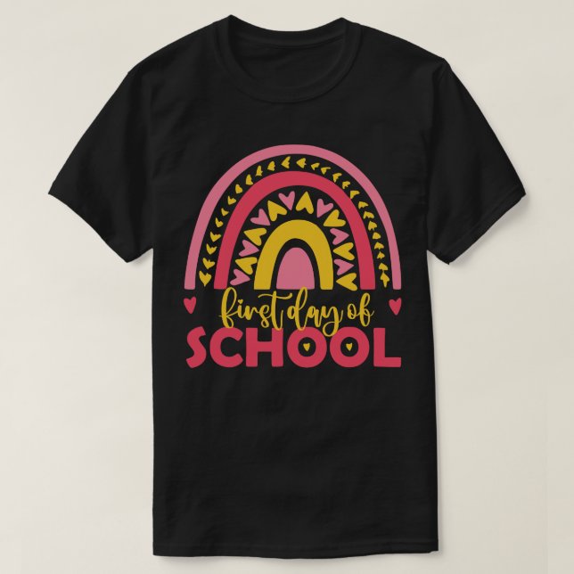 Camiseta Voltar À Escola 100 Dias De Escola (210) (Frente do Design)