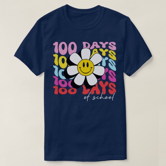 Camiseta Voltar À Escola 100 Dias De Escola (379) (Frente do Design)
