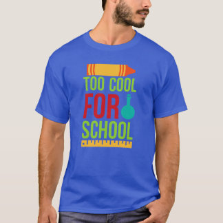 Camiseta Voltar à escola muito legal para a escola-01