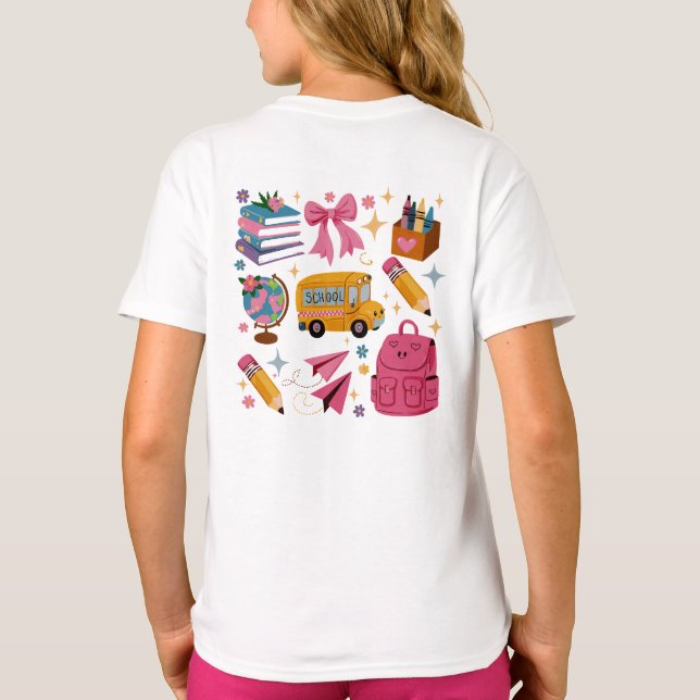 Camiseta Voltar à Escola Personalizado (Verso)