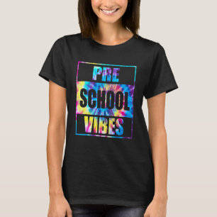 Camiseta Voltar À Escola Pré-K Vibes 1rua Dia De Pré-Kinder