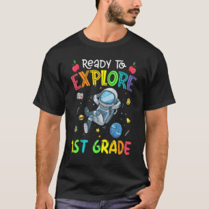 Camiseta Voltar À Escola Pronta Para Explorar O Astron De P