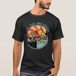 Camiseta Voltar à escola que comece o segundo