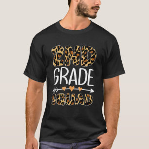 Camiseta Voltar À Faculdade segundo Grau Grau Leopar