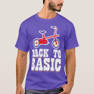 Camiseta Voltar ao aniversário de presente de triciclo bási