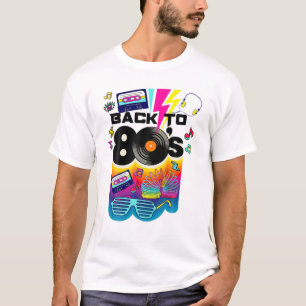 Camiseta Voltar ao Anos 80 Vintage Retro I Love Anos 80 Gra