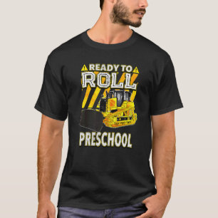 Camiseta Voltar Ao Bulldozer Escolar Pronto Para Rolar A Pr