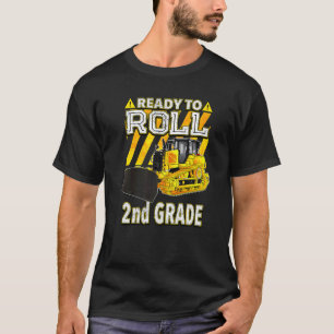 Camiseta Voltar Ao Bulldozer Escolar Pronto Para Rolar segu