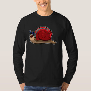 Camiseta Voltar Ao Caracol Da Escola Com Mochila Engraçada
