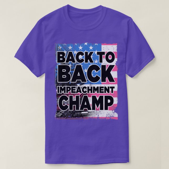 Camiseta Voltar ao Carimbo de Impeachment (Frente do Design)