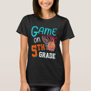 Camiseta Voltar Ao Jogo Da Escola No Grau De 5 Ki