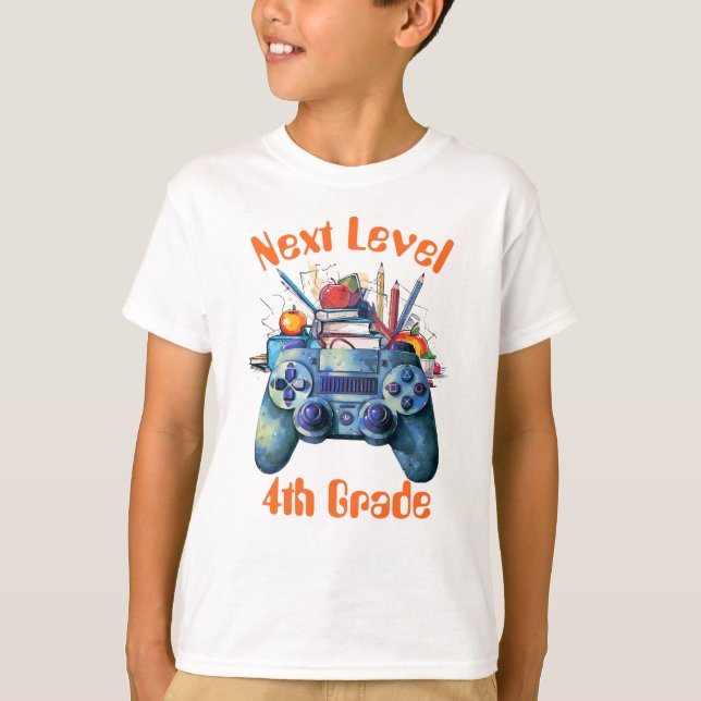 Camiseta Voltar ao Jogo de Vídeo da Escola (Frente)